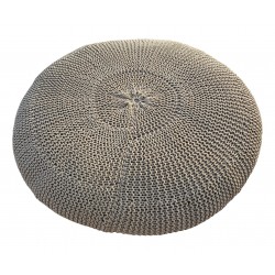 ΠΟΥΦ MACRAME ΚΟΜΒΟΣ ΜΕ ΕΣΩΤΕΡΙΚΗ ΓΕΜΙΣΗ 200X200X50 BEIGE