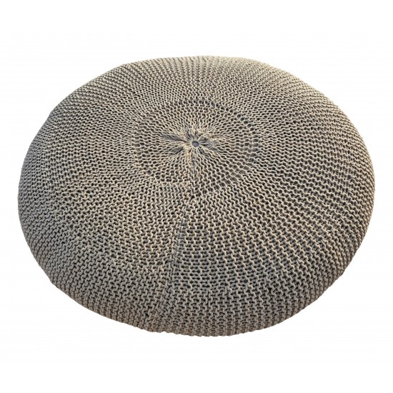 ΠΟΥΦ MACRAME ΚΟΜΒΟΣ ΜΕ ΕΣΩΤΕΡΙΚΗ ΓΕΜΙΣΗ 200X200X50 BEIGE