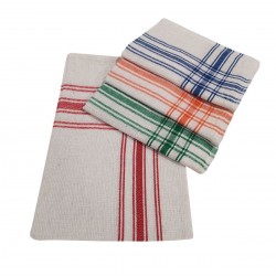 ΣΕΤ ΠΟΤΗΡΟΠΑΝΑ 4ΤΕΜ.ΚΟΜΒΟΣ ΠΙΚΕ 100% COTTON 45X65 LINES                       ΔΙΑΦΟΡΑ ΧΡΩΜΑΤΑ