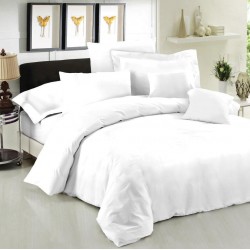 ΣΕΝΤΟΝΙ ΜΕΜΟΝΟΜΕΝΟ LEBLANC ΜΟΝΟΧΡΩΜΟ POLYCOTTON 50/50 TC144 WHITE ΜΟΝΟ 170X270