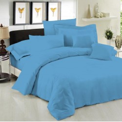 ΣΕΝΤΟΝΙ ΜΕΜΟΝΟΜΕΝΟ LEBLANC ΜΟΝΟΧΡΩΜΟ POLYCOTTON 50/50 TC144 BLUE ΜΟΝΟ 170X270