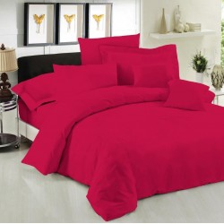 ΣΕΝΤΟΝΙ ΜΕΜΟΝΟΜΕΝΟ LEBLANC ΜΟΝΟΧΡΩΜΟ POLYCOTTON 50/50 TC144 CHERRY ΜΟΝΟ 170X270