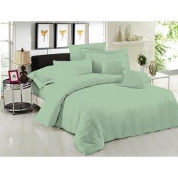 ΣΕΝΤΟΝΙ ΜΕΜΟΝΟΜΕΝΟ LEBLANC ΜΟΝΟΧΡΩΜΟ POLYCOTTON 50/50 TC144 GREEN ΜΟΝΟ 170X270