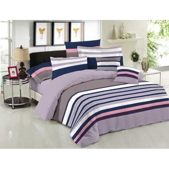 ΣΕΤ ΣΕΝΤΟΝΙΑ LE BLANC PREMIUM COTTON 100% NEVADA MAUVE ΜΟΝΑ 170X270