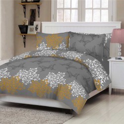 ΣΕΤ ΚΟΥΒΕΡΛΙ LE BLANC PREMIUM BUTTERFLY GREY ΥΠΕΡΔΙΠΛΟ 220X240