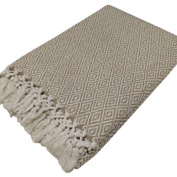 ΡΙΧΤΑΡΙ ΚΟΜΒΟΣ ΒΑΜΒΑΚΕΡΟ 2Θ 190X250 DIAMOND ΜΠΕΖ