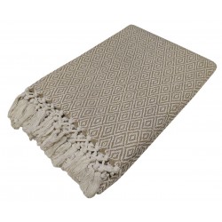 ΡΙΧΤΑΡΙ ΚΟΜΒΟΣ ΒΑΜΒΑΚΕΡΟ 2Θ 190X250 DIAMOND ΜΠΕΖ