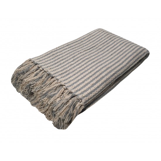 ΡΙΧΤΑΡΙ ΥΦΑΝΤΟ ΚΟΜΒΟΣ ΒΑΜΒΑΚΕΡΟ ΙΝΔΙΑΣ 3Θ NATURAL - LIGHT GREY 180X300