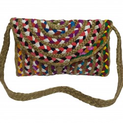 ΤΣΑΝΤΑ ΘΑΛΑΣΣΗΣ ΚΟΜΒΟΣ 50% ΓΙΟΥΤΑ - 50% ΒΑΜΒΑΚΙ MULTICOLOR 25X35 - DESIGN 3