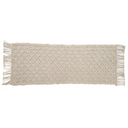 ΧΑΛΙ MACRAME ΚΟΜΒΟΣ 100% COTTON NATURAL 60X140