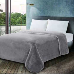 ΚΟΥΒΕΡΤΑ ΒΕΛΟΥΤΕ 600GR ΜΟΝΗ 160X220 FROST GREY