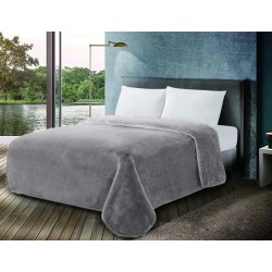 ΚΟΥΒΕΡΤΑ ΒΕΛΟΥΤΕ 600GR ΜΟΝΗ 160X220 FROST GREY