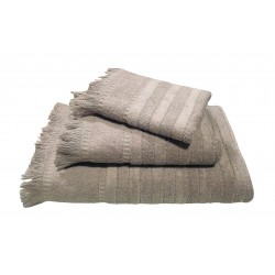 ΠΕΤΣΕΤΑ LE BLANC ΠΕΝΝΙΕ ΖΑΚΑΡ 550GR/M2 PAROS GREY ΠΡΟΣΩΠΟΥ 50X90
