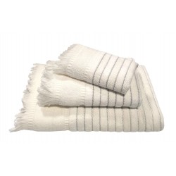 ΠΕΤΣΕΤΑ LE BLANC ΠΕΝΝΙΕ ΖΑΚΑΡ 550GR/M2 PAROS WHITE ΣΩΜΑΤΟΣ 70X140
