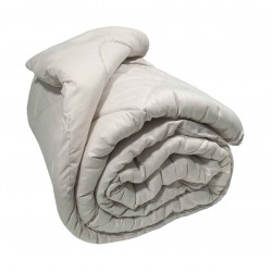 ΠΑΠΛΩΜΑ ΜΙΚΡΟΙΝΩΝ STRIPE ΚΟΜΒΟΣ CREAM SATIN STRIPE - CREAM PLAIN ΔΙΠΛΟ 200X240