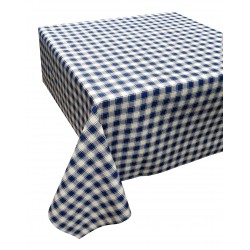 ΤΡΑΠΕΖΟΜΑΝΤΗΛΟ ΚΟΜΒΟΣ ΚΑΡΟ POLYCOTTON DESIGN-1 BLUE 140X140