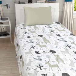 ΚΟΥΒΕΡΛΙ CLEVER FOX GREY 160X220