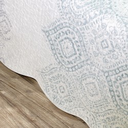 ΚΟΥΒΕΡΛΙ SERY WHITE-GREY 220X240