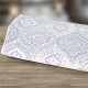 ΚΟΥΒΕΡΛΙ SERY WHITE-GREY 220X240