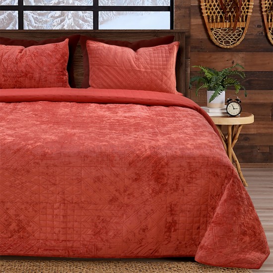 ΚΟΥΒΕΡΛΙ MANTA RED 220X240