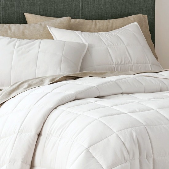 ΠΑΠΛΩΜΑ DESSAN WHITE 220X240/80% ΠΟΥΠΟΥΛΟ-20%ΦΤΕΡΟ