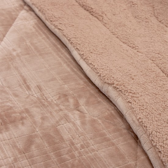 ΚΟΥΒΕΡΤΟΠΑΠΛΩΜΑ DANIA MOCCA 220X240