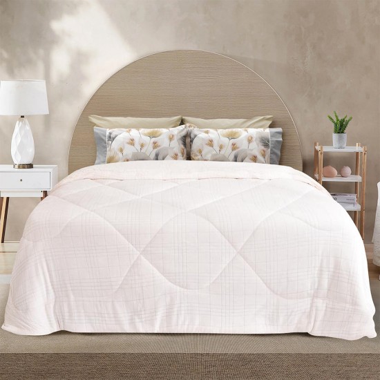 ΚΟΥΒΕΡΤΟΠΑΠΛΩΜΑ DANIA ECRU 160X220