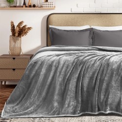 ΚΟΥΒΕΡΤΑ ΒΕΛΟΥΤΕ COBERTOR GREY 220X240