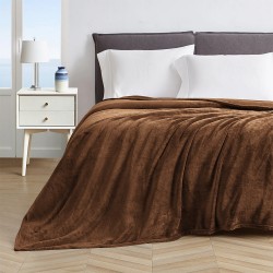 ΚΟΥΒΕΡΤΑ ΒΕΛΟΥΤΕ PELLO BROWN 160X220