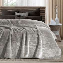ΚΟΥΒΕΡΤΑ VELLUT GREY 220X240