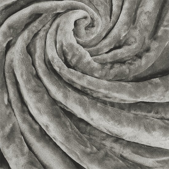 ΚΟΥΒΕΡΤΑ VELLUT GREY 220X240