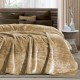 ΚΟΥΒΕΡΤΑ VELLUT MOCCA 220X240