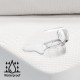 ΕΠΙΣΤΡΩΜΑ JACQUARD WHITE 70X140+20