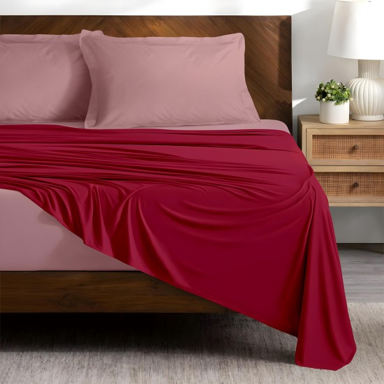 ΣΕΤ ΣΕΝΤΟΝΙΑ DOBLE PINK-RED 240X260