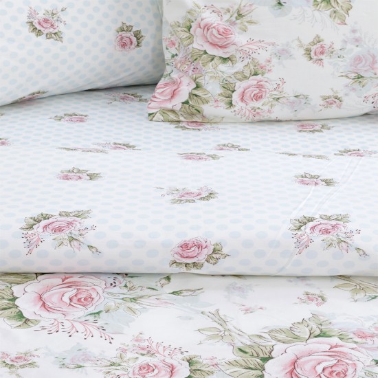 ΣΕΤ ΠΑΠΛΩΜΑΤΟΘΗΚΗ ALISO WHITE FLANNEL 160Χ240