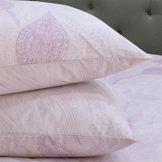 ΣΕΤ ΠΑΠΛΩΜΑΤΟΘΗΚΗ JACQUARD MAUVE 160Χ240
