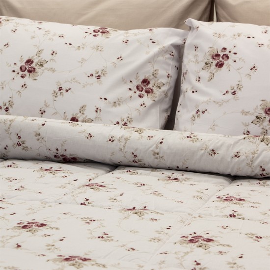 ΣΕΤ ΠΑΠΛΩΜΑΤΟΘΗΚΗ ROSALIE RED 160X240