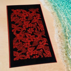 ΠΕΤΣΕΤΑ ΘΑΛΑΣΣΗΣ FIORRE DGREY-RED 86X160