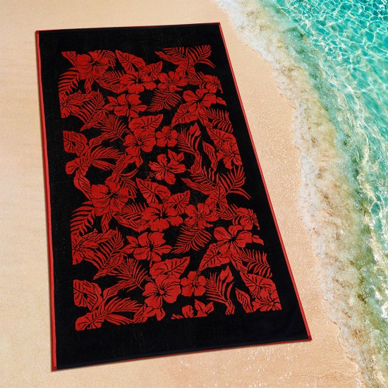 ΠΕΤΣΕΤΑ ΘΑΛΑΣΣΗΣ FIORRE DGREY-RED 86X160