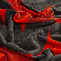 ΠΕΤΣΕΤΑ ΘΑΛΑΣΣΗΣ GEOMETRICO DGREY-RED 86X160