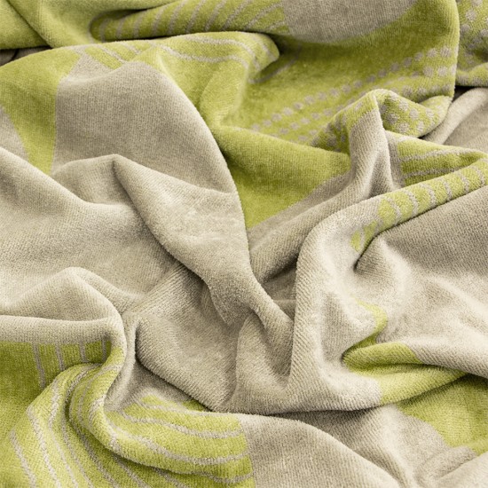 ΠΕΤΣΕΤΑ ΘΑΛΑΣΣΗΣ GEOMETRICO LGREY-GREEN 86X160