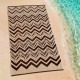 ΠΕΤΣΕΤΑ ΘΑΛΑΣΣΗΣ ZIGZAGE BROWN 86X160