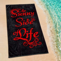 ΠΕΤΣΕΤΑ ΘΑΛΑΣΣΗΣ SUNNY LIFE DGREY-RED 86X160