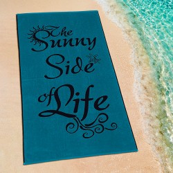 ΠΕΤΣΕΤΑ ΘΑΛΑΣΣΗΣ SUNNY LIFE BLACK-PETROL 86X160