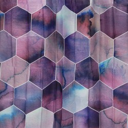 ΚΟΥΡΤΙΝΑ ΜΠΑΝΙΟΥ HEXAG 180X200