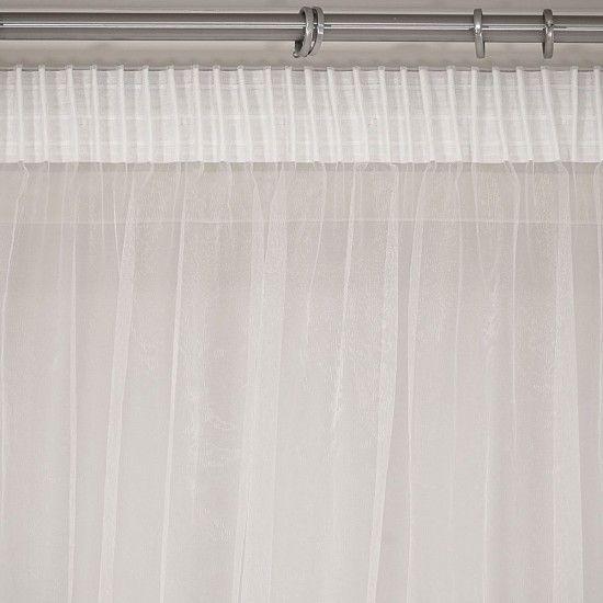 ΚΟΥΡΤΙΝΑ RESIO WHITE ΜΕ ΤΡΕΣΑ 280X300