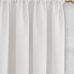 ΚΟΥΡΤΙΝΑ BASKO ΜΕ ΤΡΕΣΑ WHITE 150X240