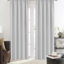 ΚΟΥΡΤΙΝΑ EMB BASKO ΜΕ ΤΡΕΣΑ LGREY 150X240
