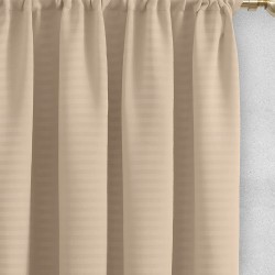 ΚΟΥΡΤΙΝΑ EMB BASKO ΜΕ ΤΡΕΣΑ TAUPE 150X240