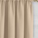 ΚΟΥΡΤΙΝΑ EMB BASKO ΜΕ ΤΡΕΣΑ TAUPE 150X240